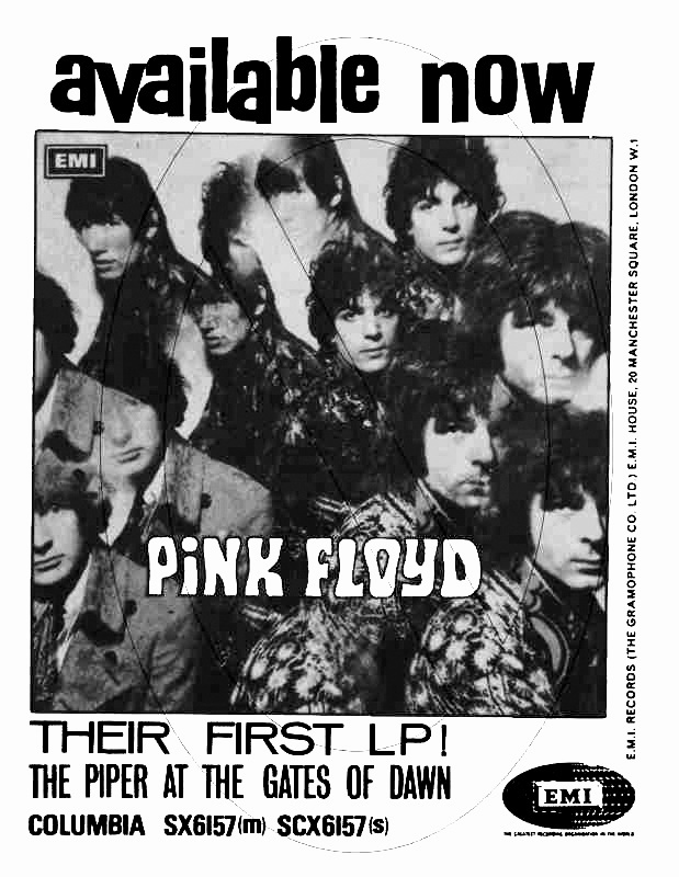  Vinyl Philosophy Vintage Advertisement Pink Floyd The Piper at the Gates of Dawn 1967