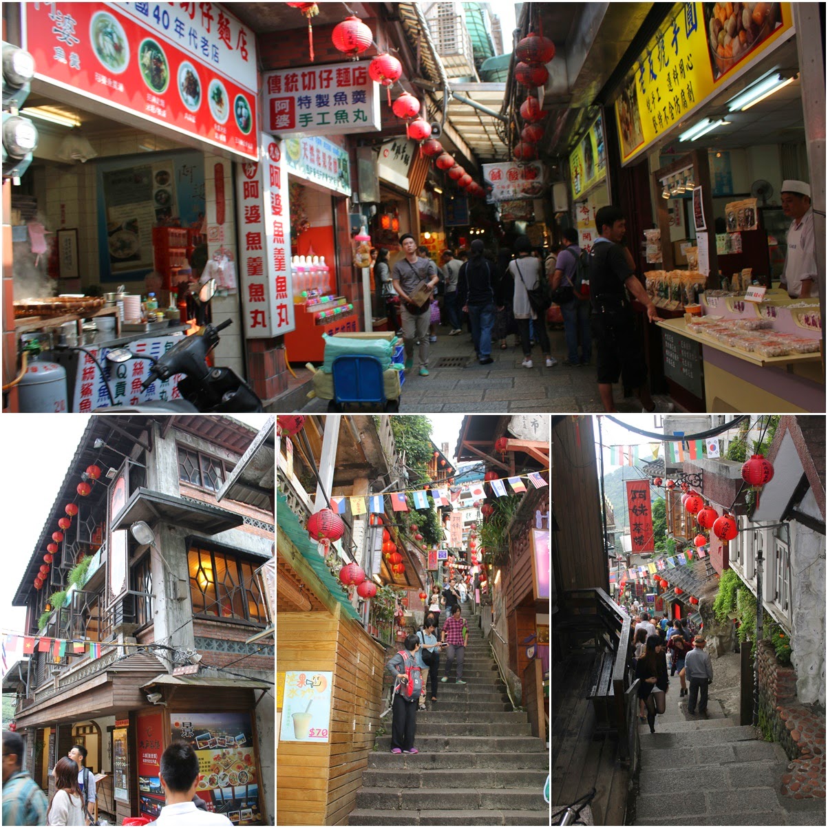 The unique architecture of Jiufen Old Street has become an inspiration for the Japanese animated film Spirited Away in Taiwan The unique architecture of Jiufen Old Street has become an inspiration for the Japanese animated film Spirited Away in Taiwan