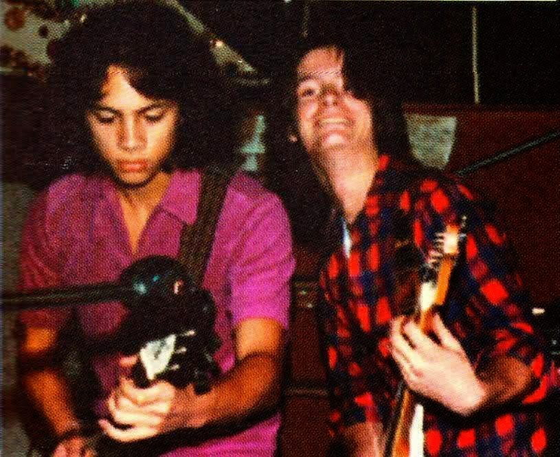 FOTOS GUAPAS Y ROCKERAS - Página 22 Kirk+Hammett+&+Gary+Holt+1980