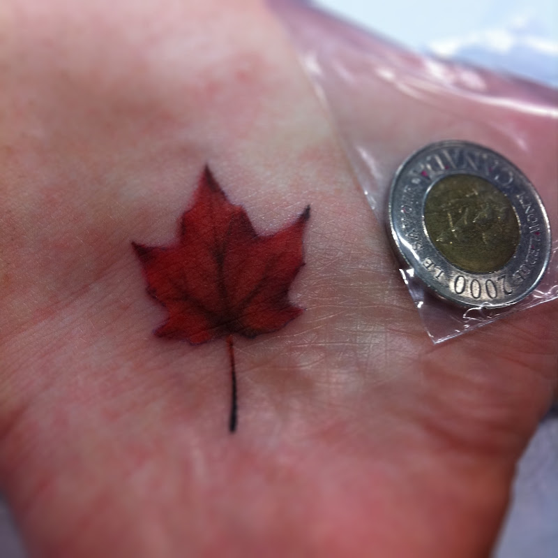 Little maple leaf walk in. I managed to talk her into this one instead title=