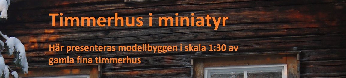 Timmerhus i miniatyr