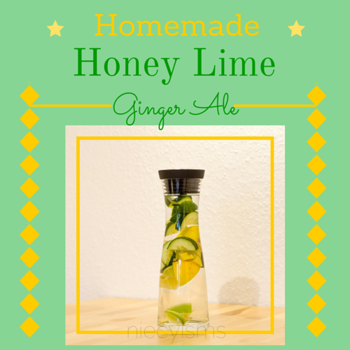 Try This DIY! Homemade Honey Lime Ginger Ale Recipe