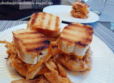 Buffalo Chicken Grilled Cheese Sandwiches
