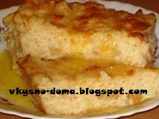 Рисовая запеканка с яблоком