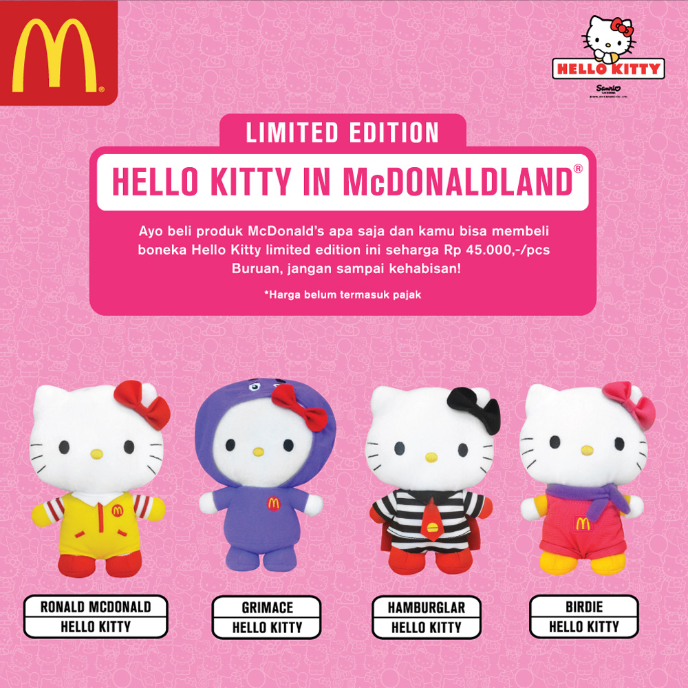 charmed life♥ Hello Kitty x Mcdonalds Indonesia♥
