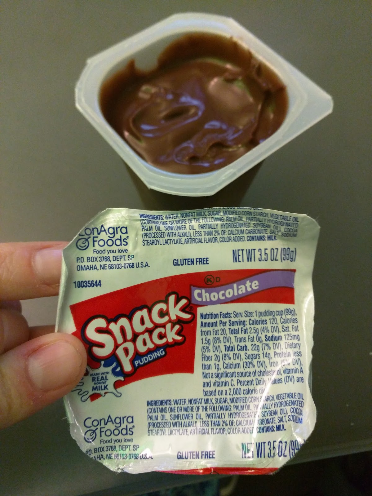 Snack Pack Puddings Julie's Dining Club