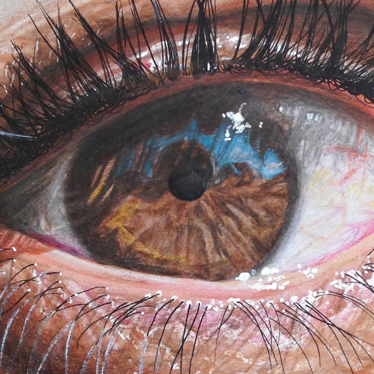 Simply Creative Hyperrealistic Eyes Drawings by Redosking