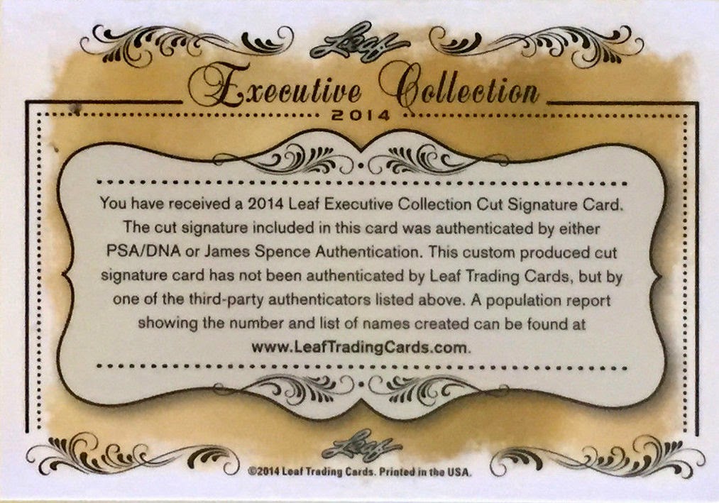 Football Cartophilic Info Exchange Leaf Trading Cards 2014 Leaf