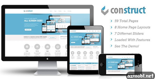 Construct - Responsive HTML5/CSS3 Template