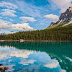 Vivid and Remote Azure Lake in Canada