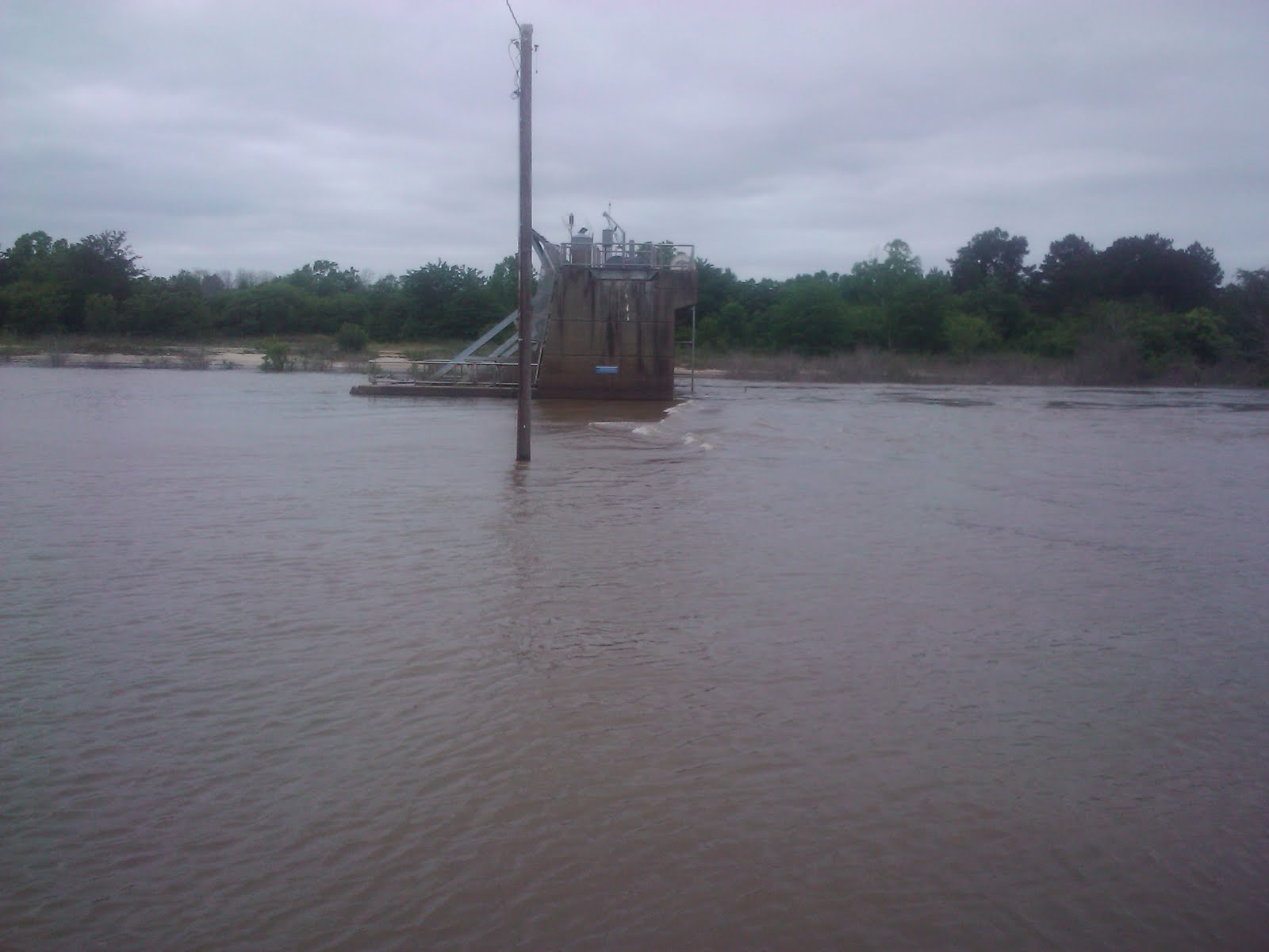 we saw that... water levels along highway 28 east, diversion canal