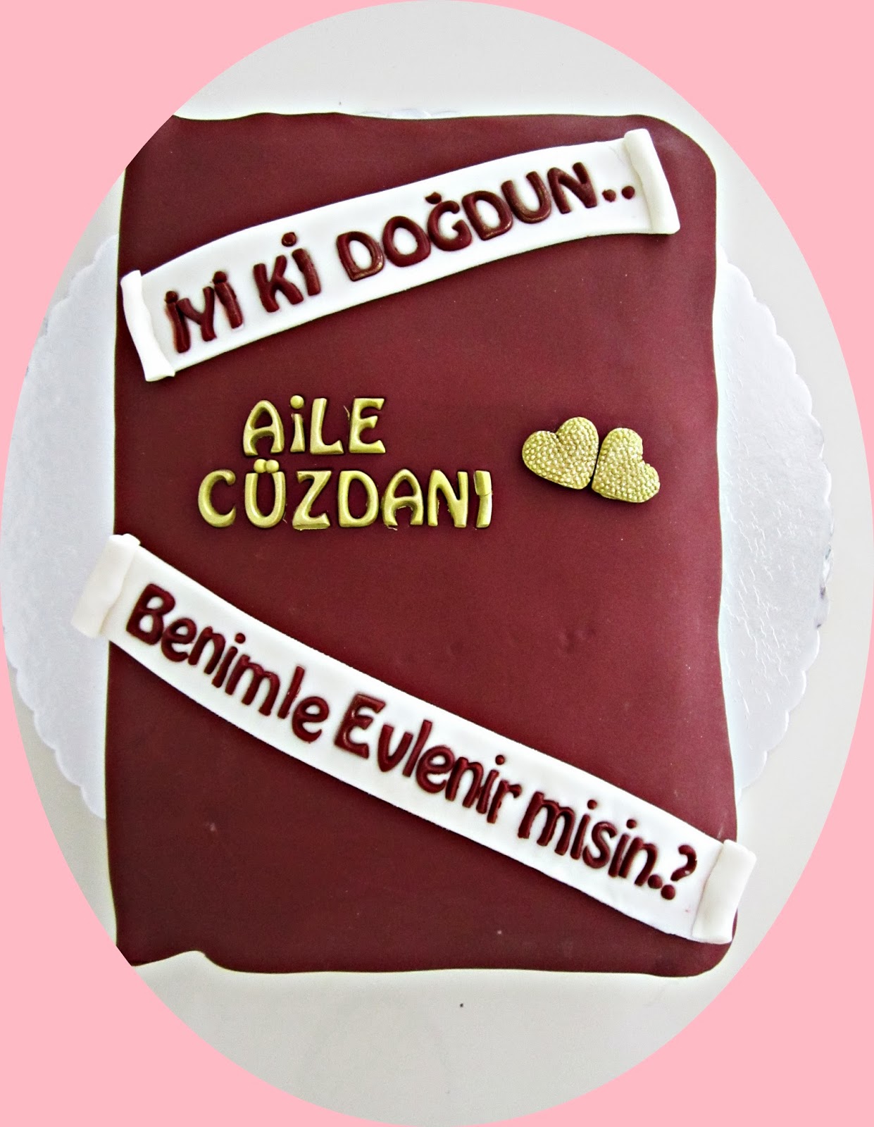 Kordelya Butik Pasta Beşiktaş Ozan Bey�in pastası..