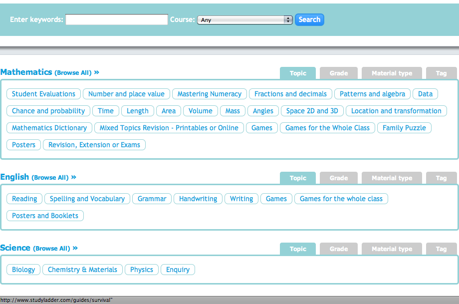 Across the Pond Study Ladder