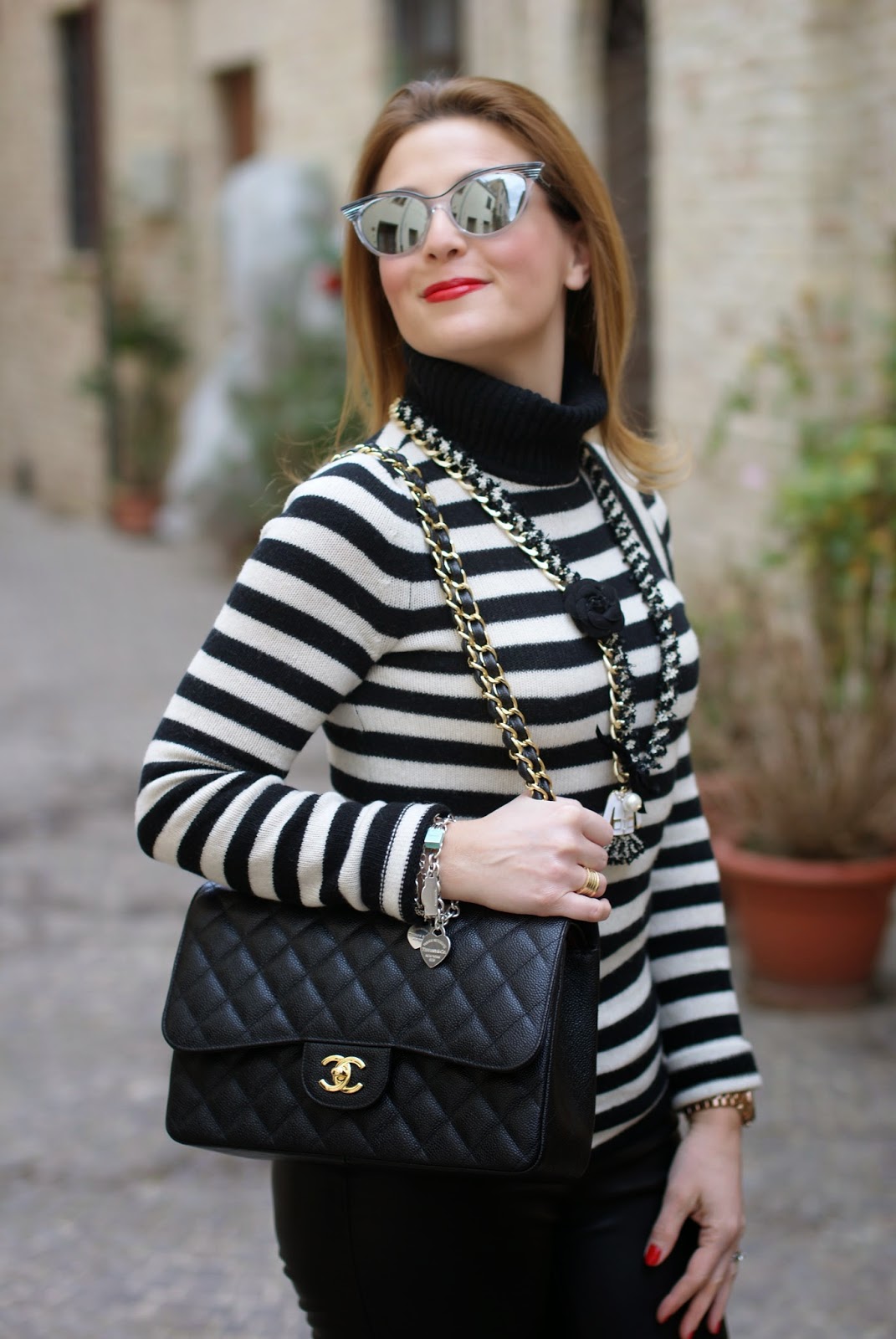  striped turtleneck, Fashion and Cookies, fashion blogger, fashion blog
