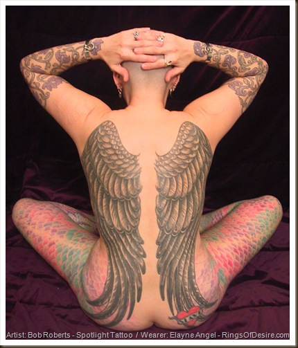 Amazing girl tattoo design
