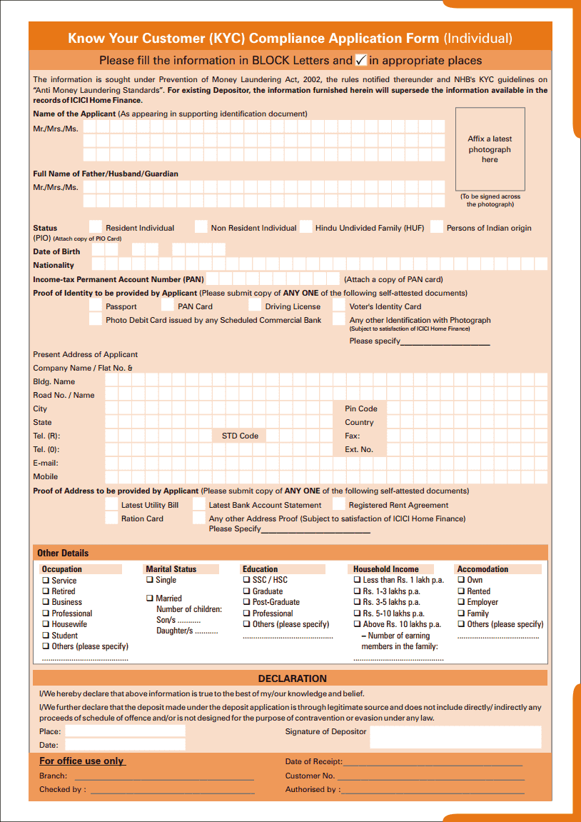 application form for icici home finance fixed deposit application form for icici home finance fixed deposit