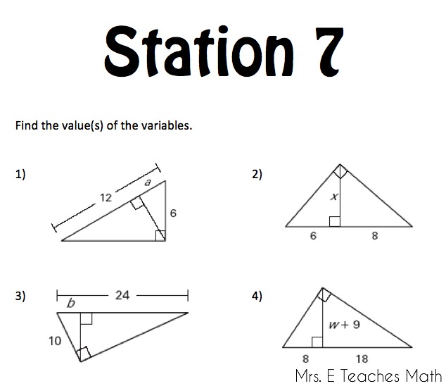 Printables Similarity In Right Triangles Worksheet right triangle worksheets davezan special davezan