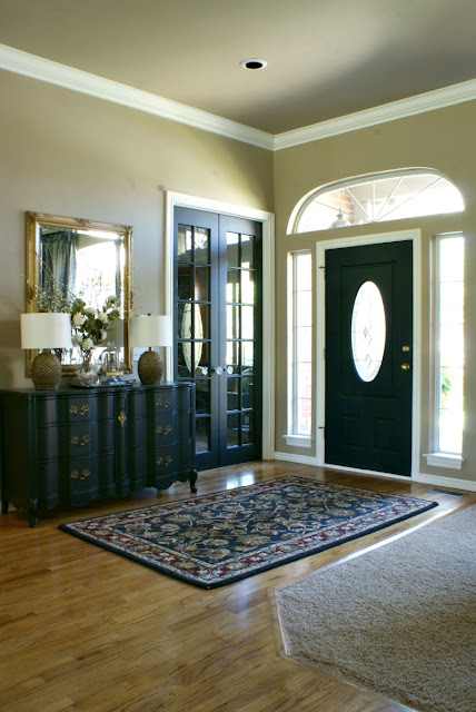 black interior doors