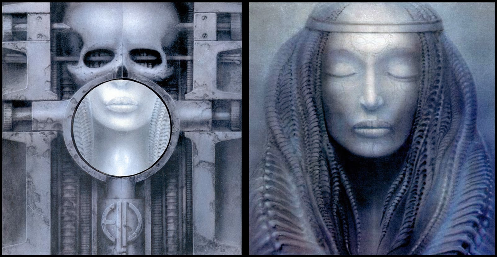 Emerson Lake and Palmer Brain Salad Durgary cover by Giger