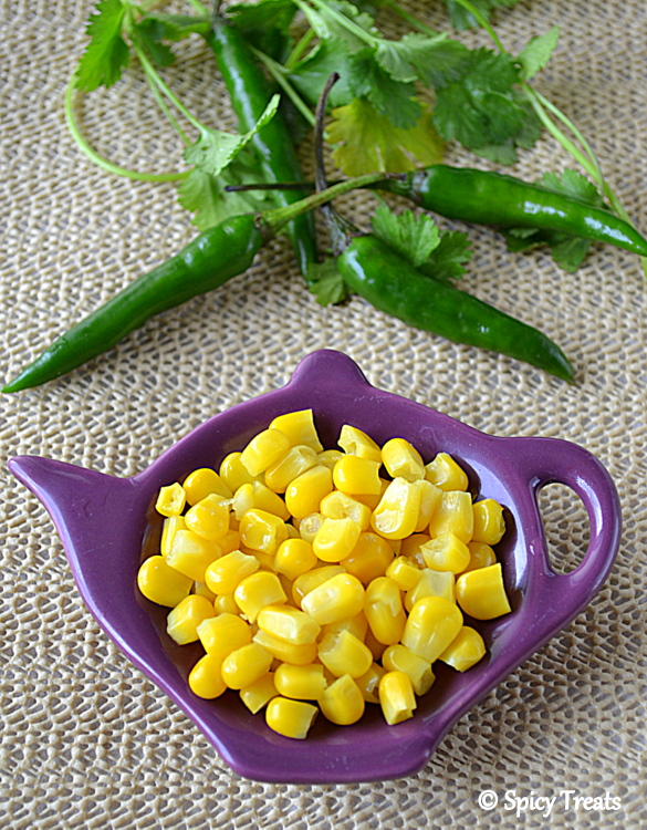 Spicy Treats Sweet Corn Cilantro Rice