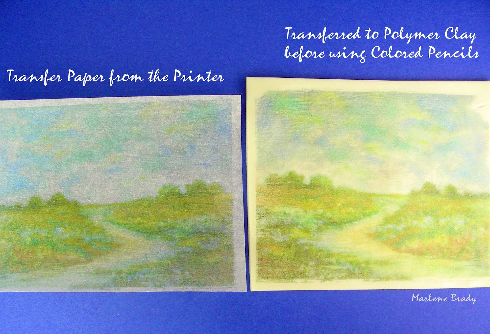 Marlene Brady Colored Pencil on Polymer