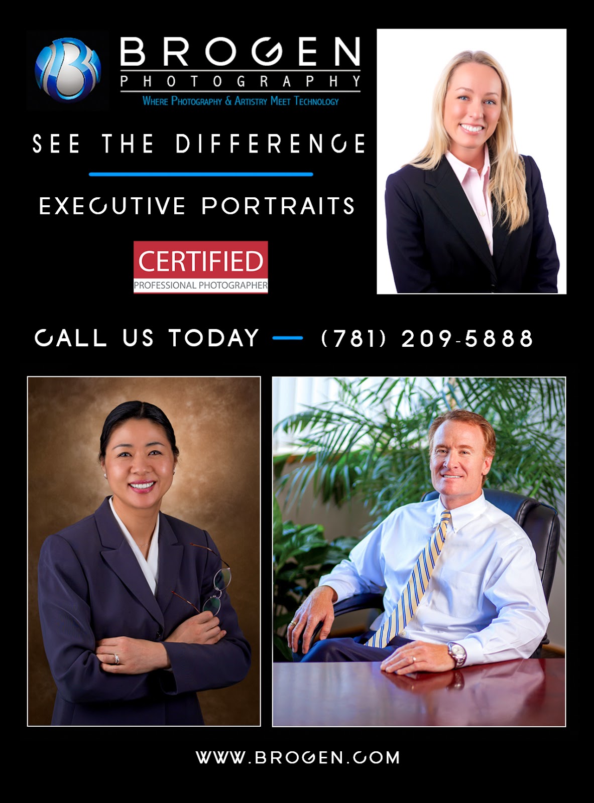 business portraits, executive portraits, senior portraits, first communion portraits, family portraits