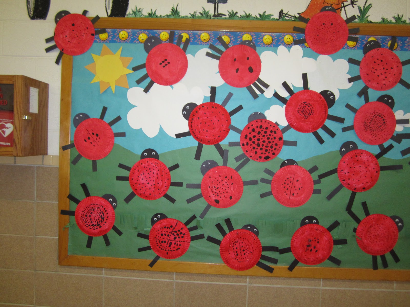 Teaching Little Miracles Ladybugs, Ladybugs Cute Bulletin Board Idea!