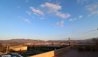 Beautiful afternoon with the sun on the hills Beautiful afternoon with the sun on the hills