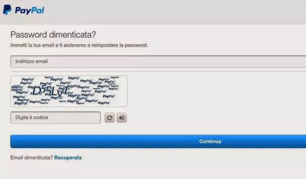 Paypal, come cambiare password