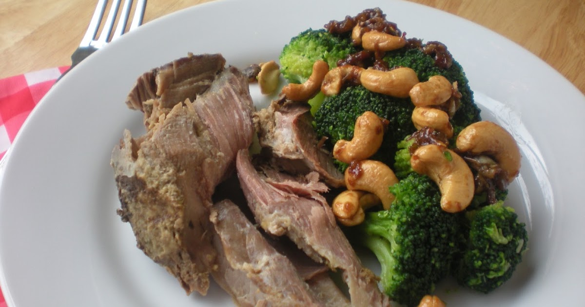 My Paleo CrockPot Herb & Mustard Slow Cooked Pork Roast