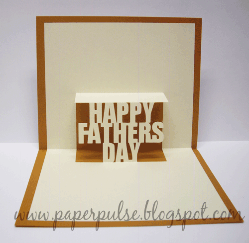 Paper Pulse Blog Spot: Happy Father's Day Pop Up Card