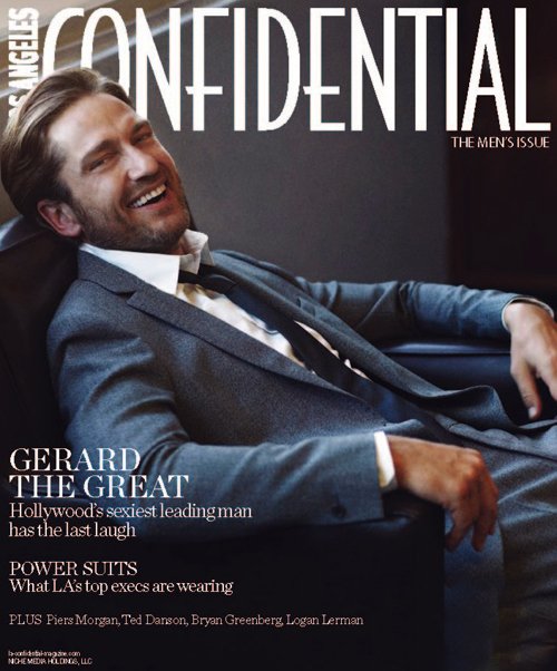 Gerard Butler @ LA Confidential Covers