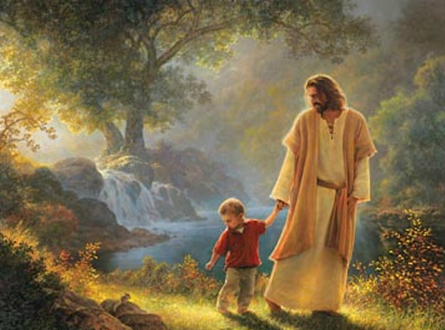 Risultati immagini per Gesù tiene per mano un bambino