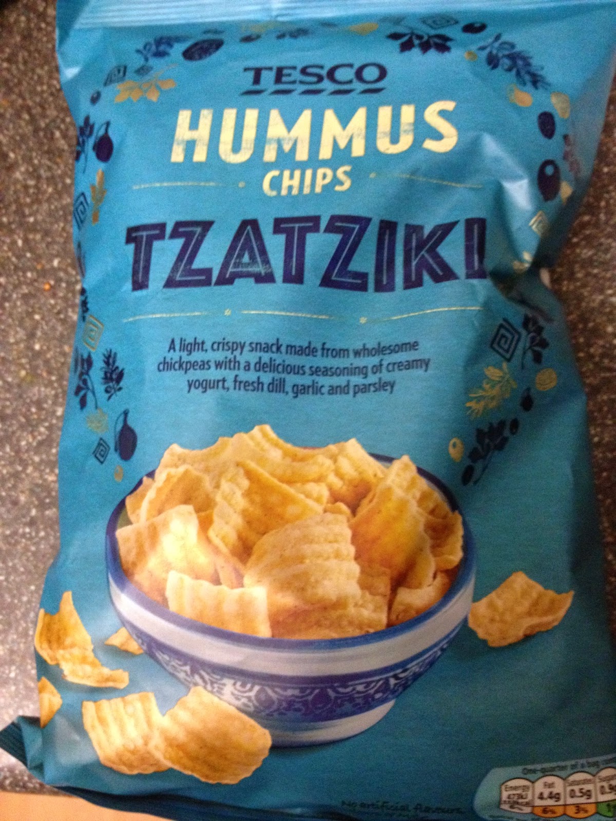 A Review A Day Today's Review Tesco Tzatziki Hummus Chips
