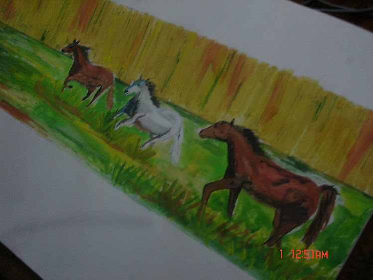 the running horses