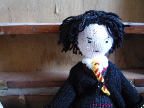 harry potter knitted doll