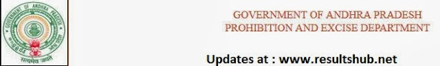 Andhra PROHIBITION AND EXCISE DEPARTMENT Written Exam Result 2013