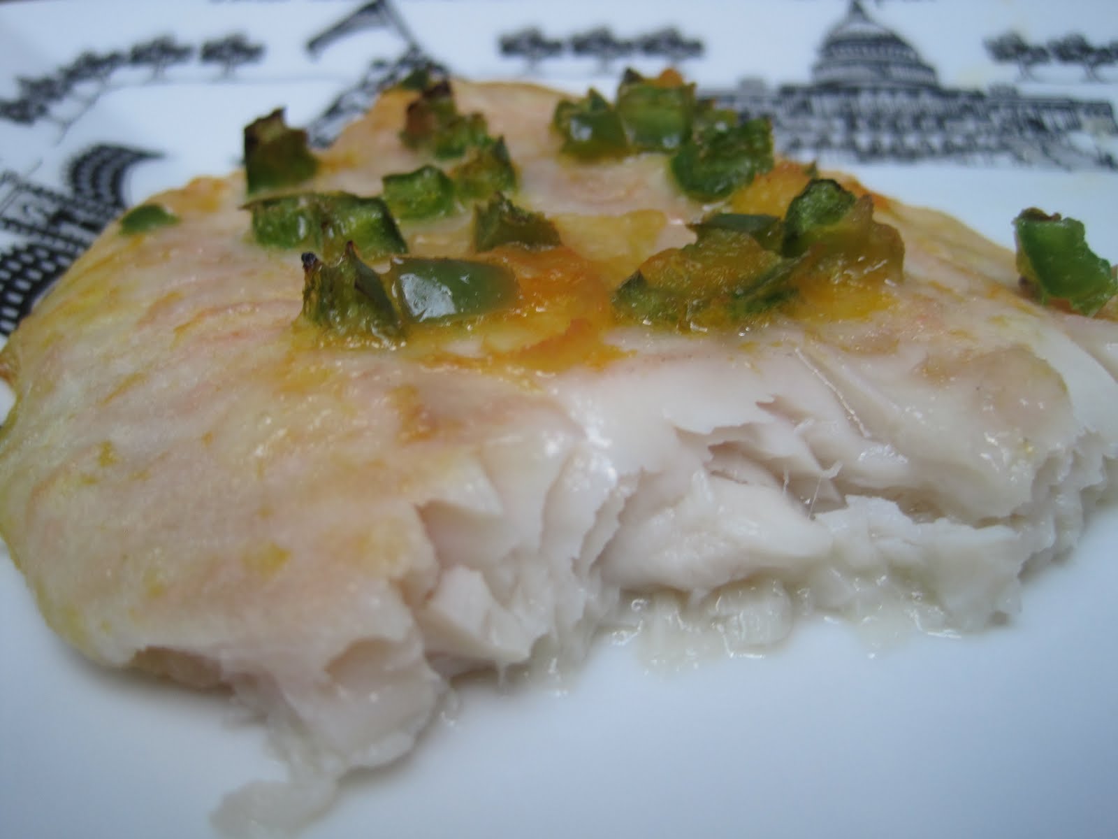 Corcoran Street Kitchen Tequila Sunrise Broiled Fish