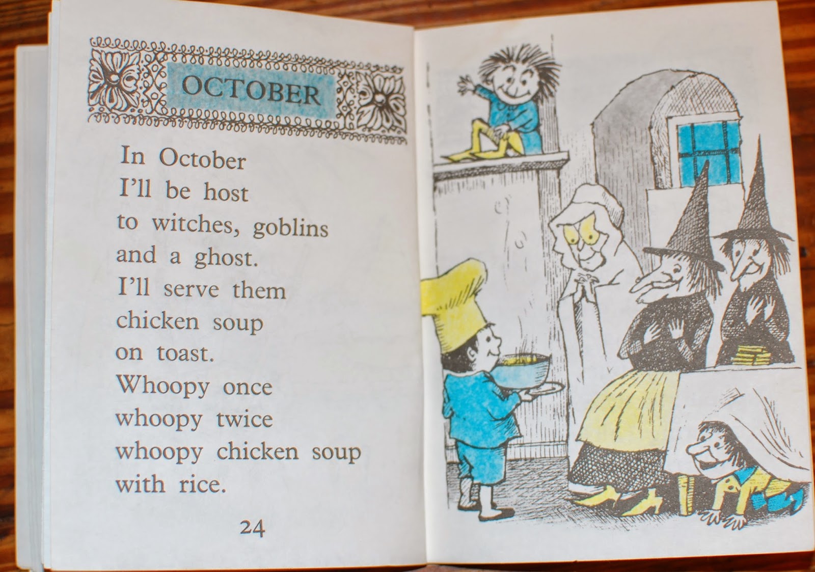 chicken soup with rice poem september