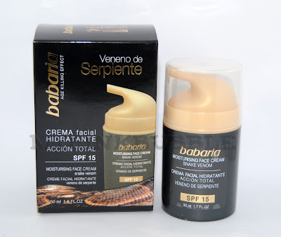 Babaria Crema antiarrugas veneno de serpiente