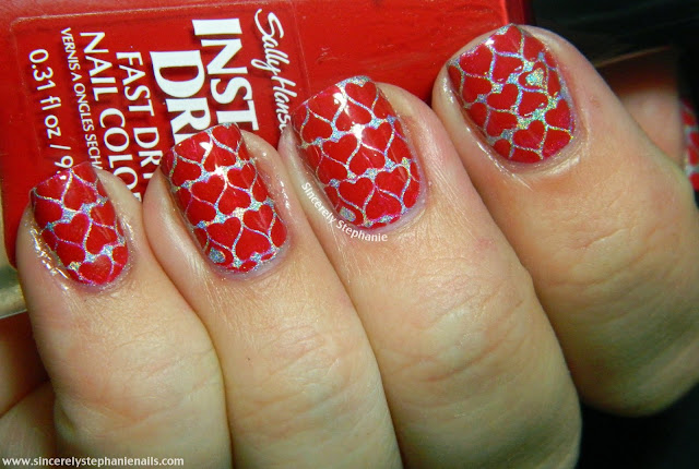 valentines day nail art