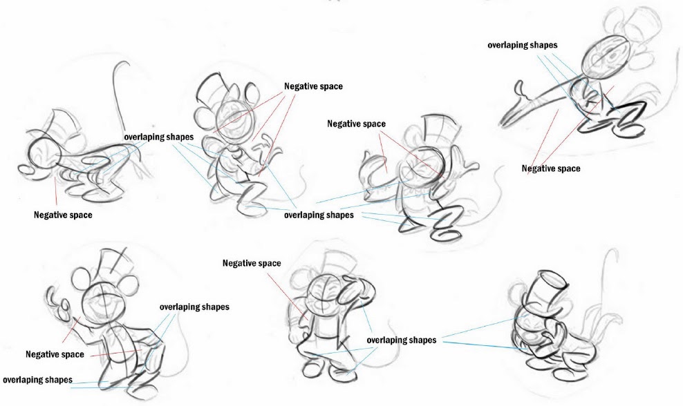 Posing, Silhouette, and Line of Action References – Animation Mentor  Support Center
