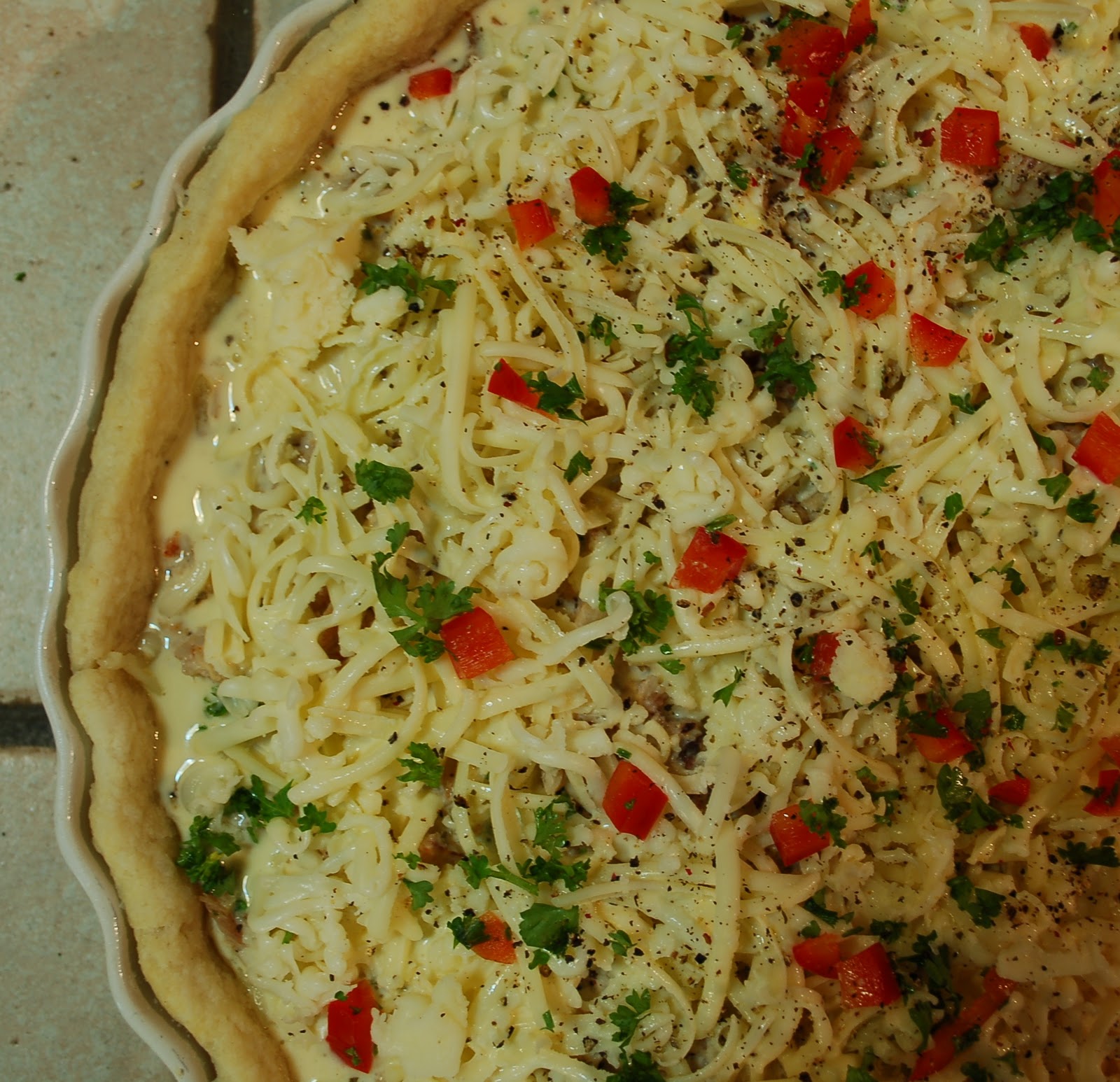 The Spice Garden Crabmeat Quiche A Work in Progress!