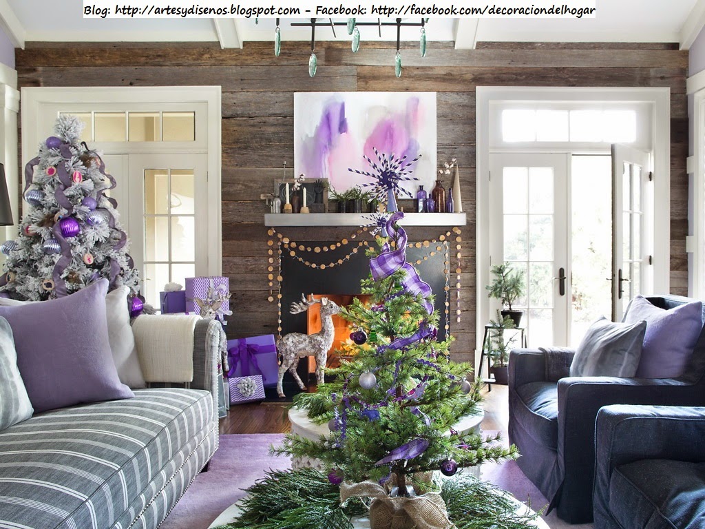Decorar la Casa para Navidad con Tonos Lila Violeta by artesydisenos.blogspot.com Decorar la Casa para Navidad con Tonos Lila Violeta by artesydisenos.blogspot.com