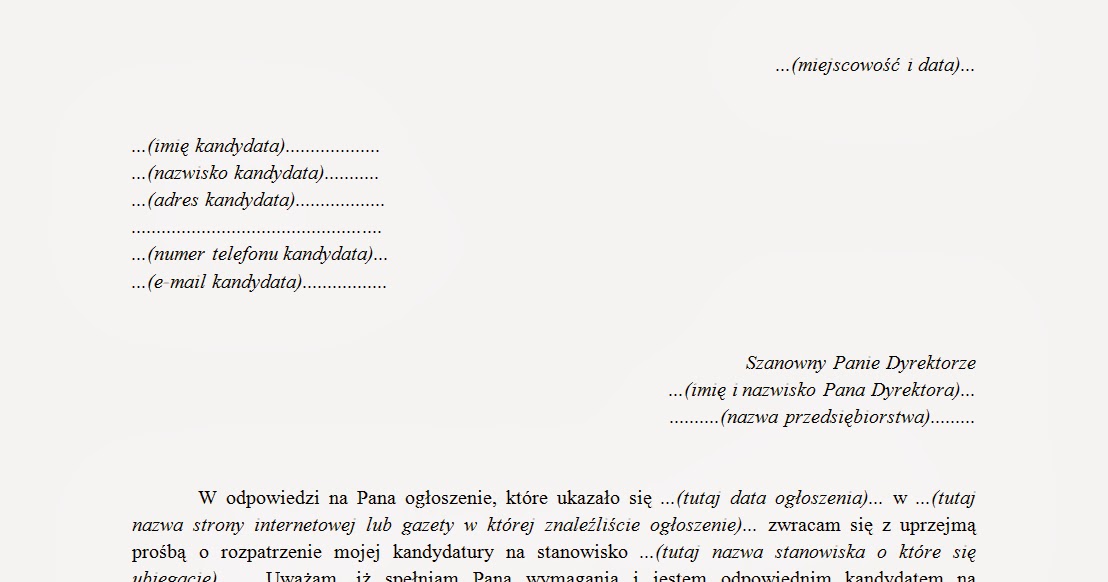 Jak Napisać List Motywacyjny Warsztaty Inwestycyjne