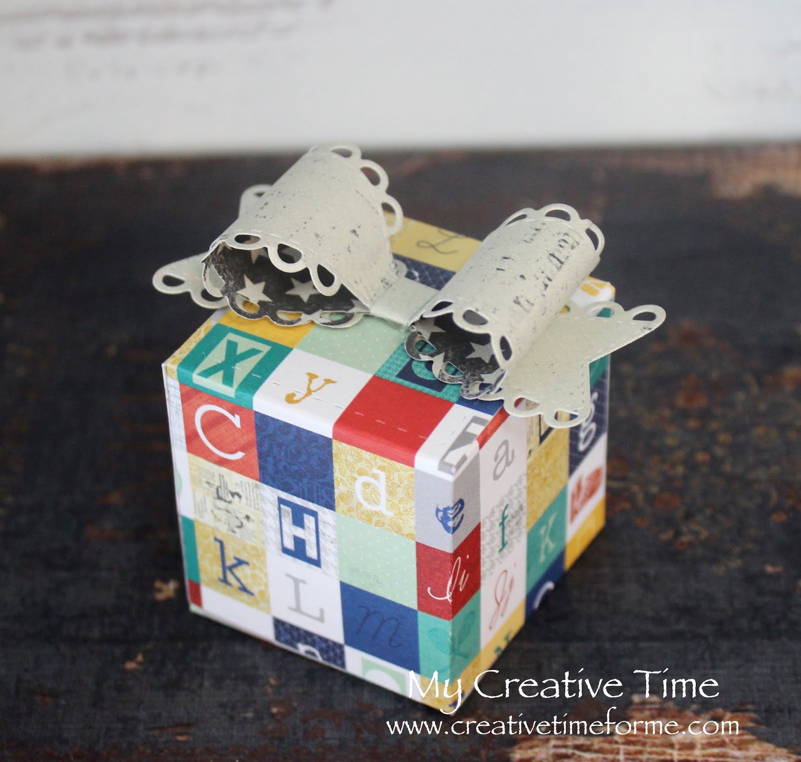 MY CREATIVE TIME Stitched Square Box  ̹ ˻