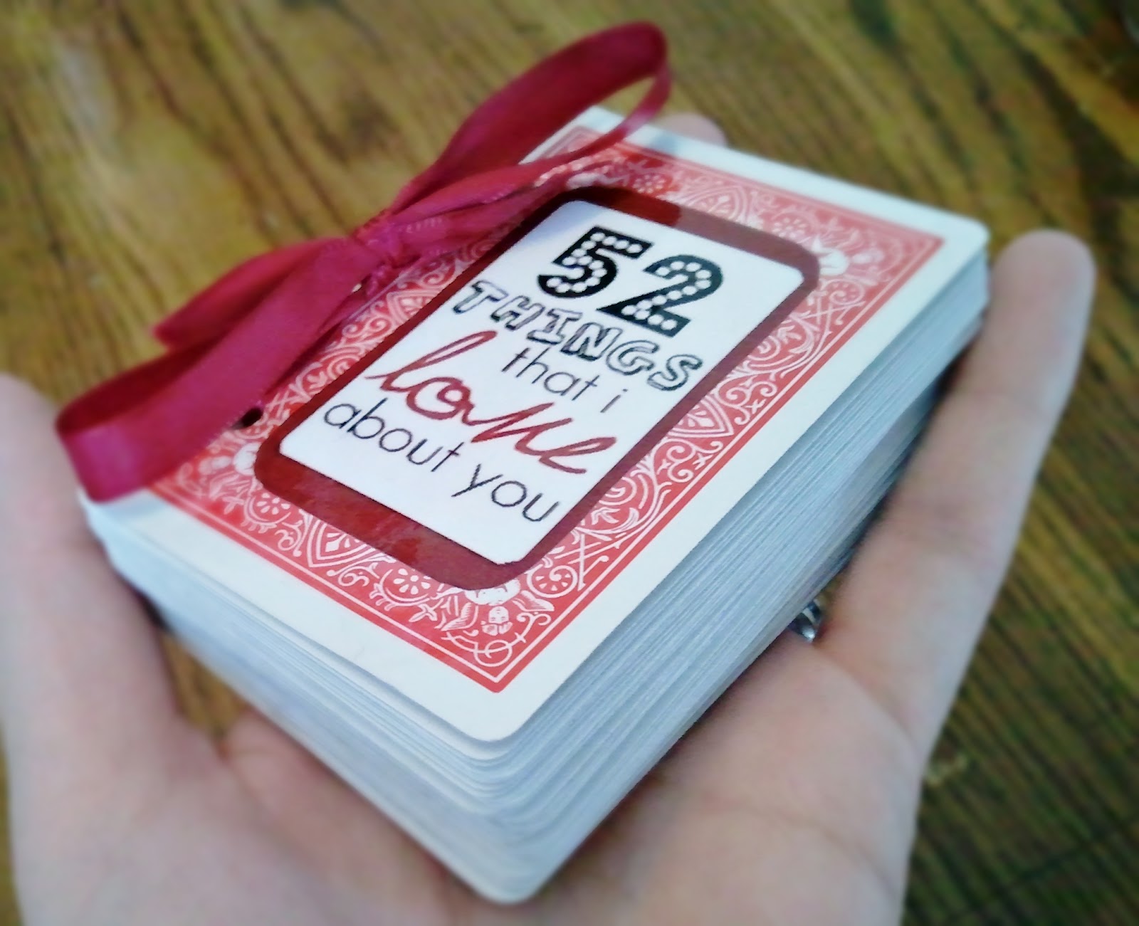 On A Cold Day: 23 Things I Love About You Regarding 52 Things I Love About You Cards Template
