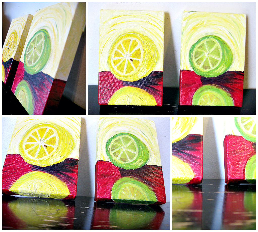 Freshly Completed Lemon and Lime