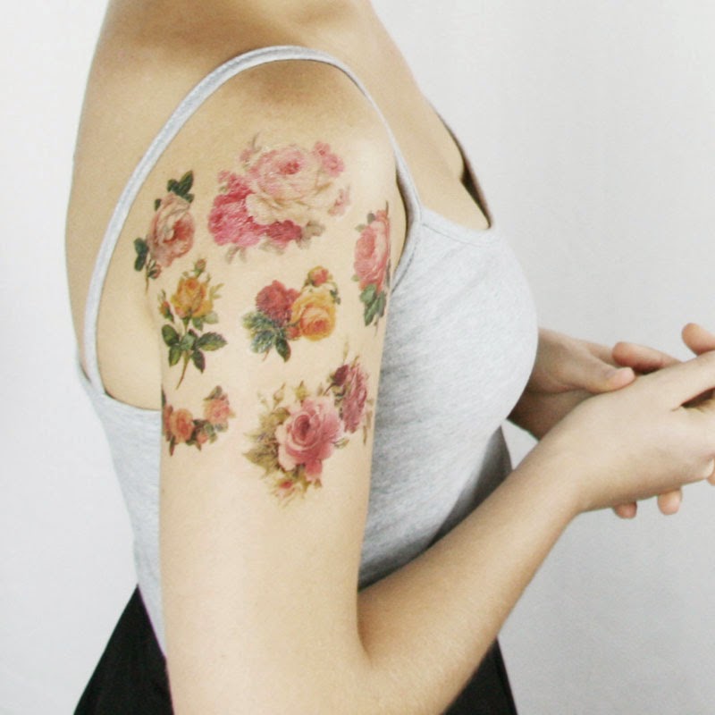 tatuajes temporales vintage Pepper Ink