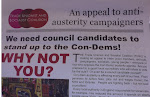 “No-to-Cuts” candidates for election in Tower Hamlets!